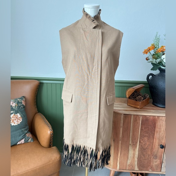 3.1 Phillip Lim 100% Wool Vest Brown Size US S/P EUC - Picture 2 of 15